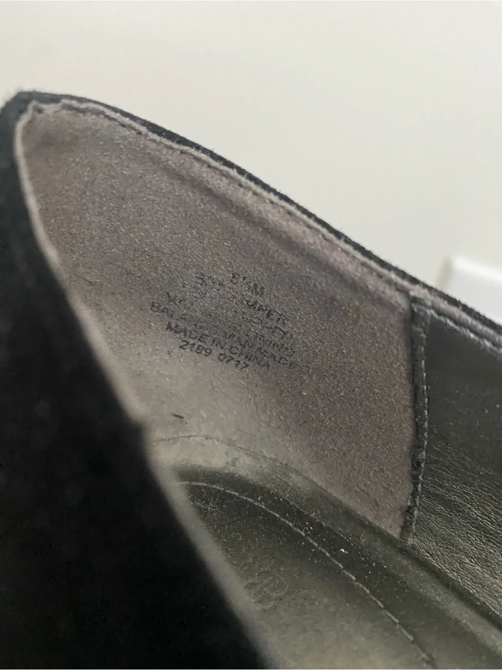 Bandolino Black Women's Wedge Slip-On Shoes